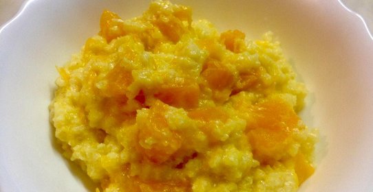 Пшенная каша с тыквой в горшочке