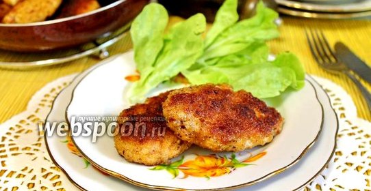 Котлеты из свинины и курицы