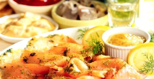 Пряная малосольная норвежская семга, маринованная с апельсиновым соком