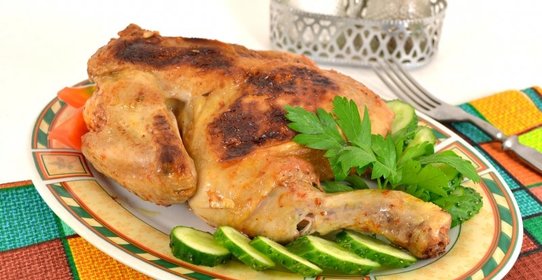 Цыпленок в томатно-соевом соусе в мультиварке