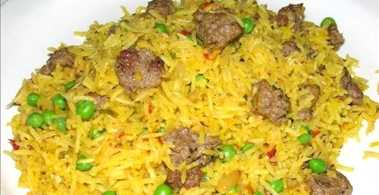 Плов с горохом