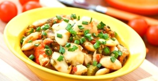 Индейка с фасолью