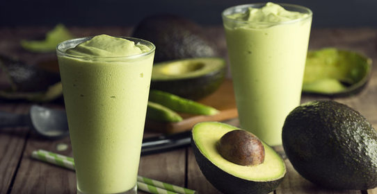 Смузи с авокадо и грушей