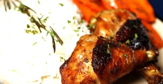 Куриные ножки с розмарином и тимьяном