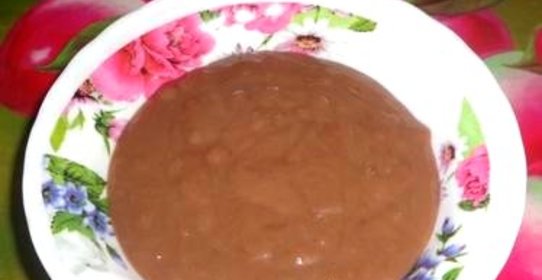 Нутелла c красным вином и шоколадом