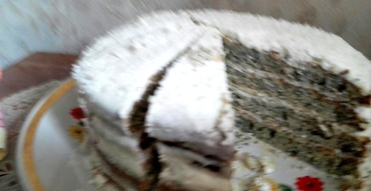 Маковый итальянский торт