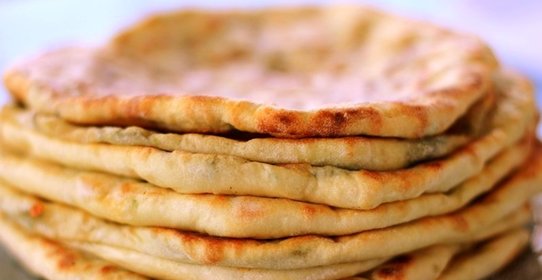 Лепешки с сыром и зеленью