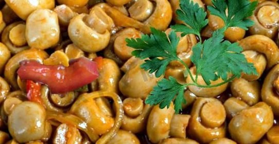Маринованные шампиньоны по-корейски