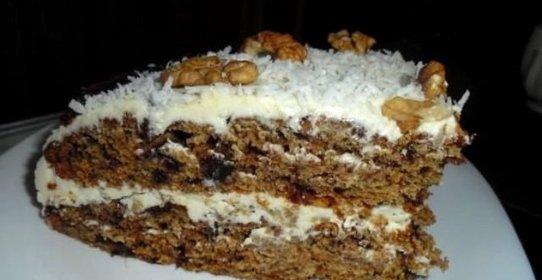 Торт с финиками