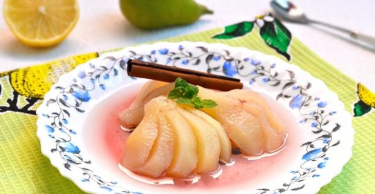 Груши вареные в сиропе