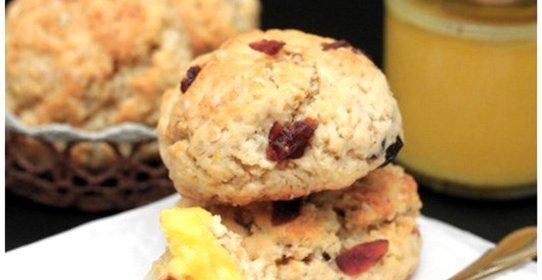 Лимонно-овсяные булочки