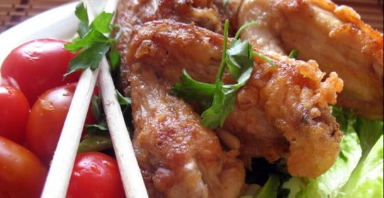Куриные крылышки в кляре
