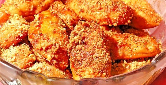 Печенье с засахаренным имбирем