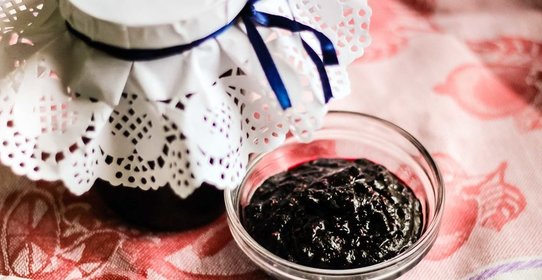 Чернично-малиновый джем