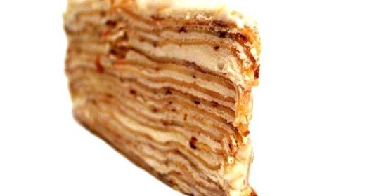 Торт «Наполеон» с орехами