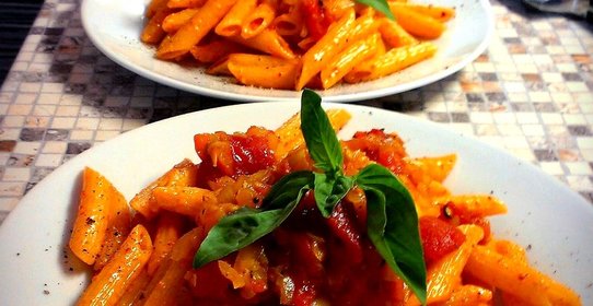 Спагетти с водкой