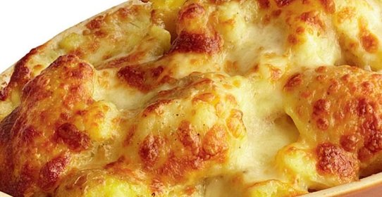 Молодой картофель с сулугуни