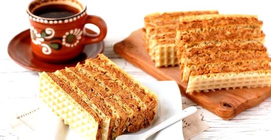 Вафельный торт