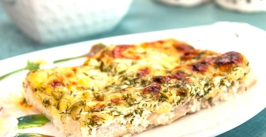 Рыба в сырно-сливочном соусе