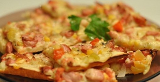 Быстрая пицца на кефире