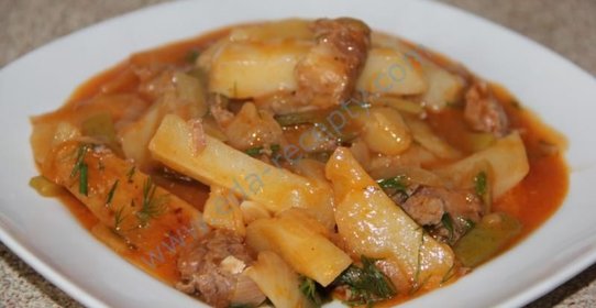 Азу с тушёнкой