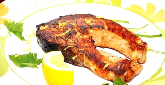 Форель на гриле