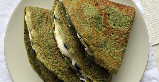 Блинчики со спирулиной