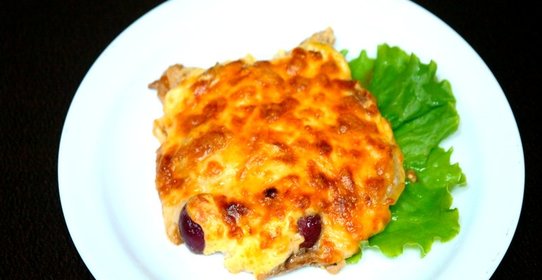 Ромштекс из курицы на сковороде