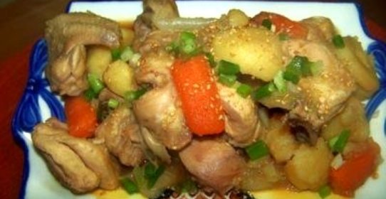 Курица в соевом соусе с кленовым сиропом