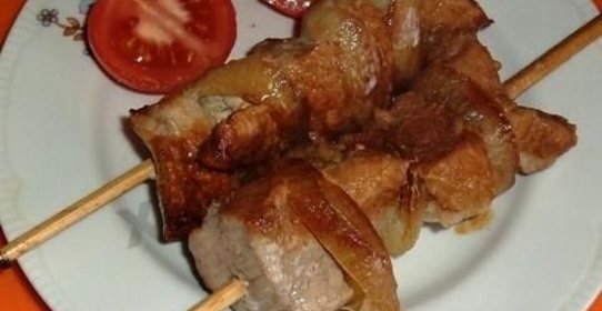 Шашлык на сковороде