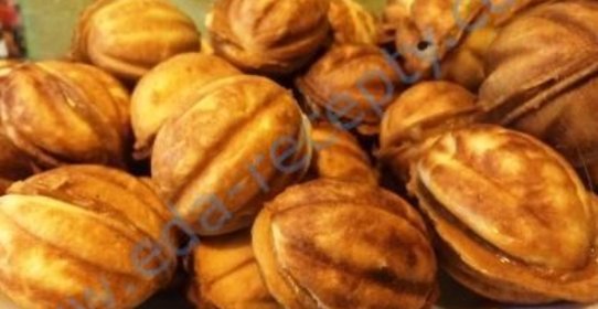 Печенье в формочках на газу Орешки