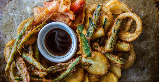 Овощи в кляре по-японски