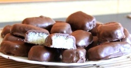 Сливочные баунти в молочном шоколаде