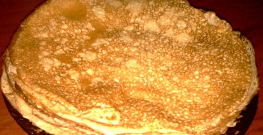 Блины с овсянкой