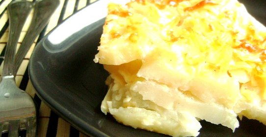 Картофель запеченный в молоке