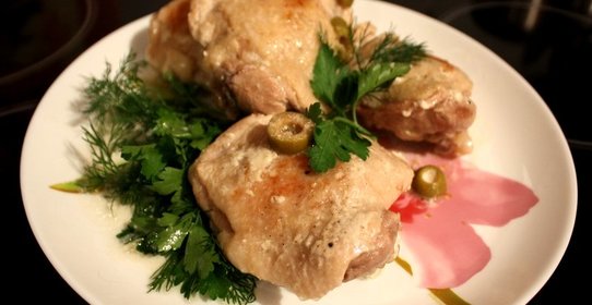 Чесночная курица