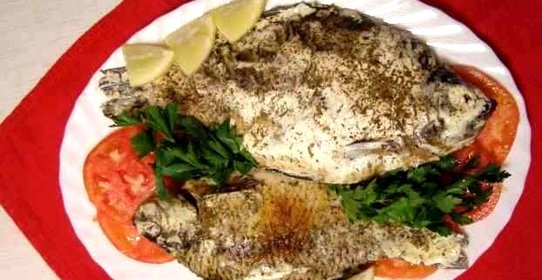 Карась в сметане