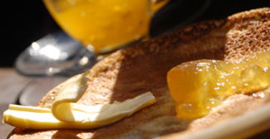 Утренние блинчики 1-2-3 и пряный апельсиновый джем