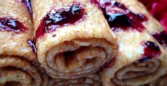 Заварные блинчики на кефире