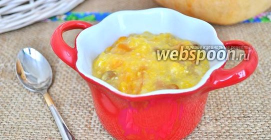 Тыквенная каша с кукурузной крупой в мультиварке