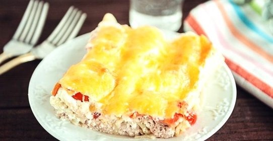 Каннеллони с куриным фаршем