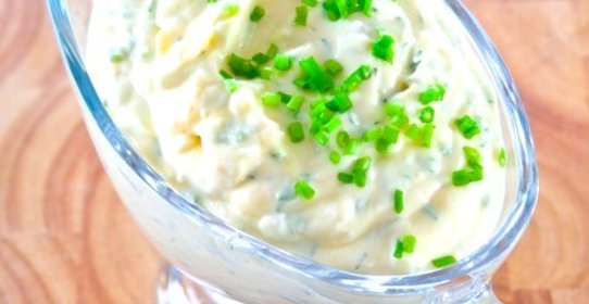 Зеленый майонез