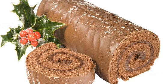 Торт рождественское полено (bûche de noël)