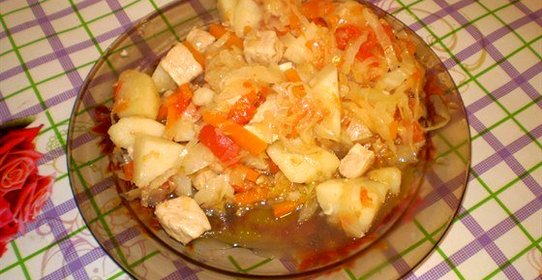Мясное рагу со свининой