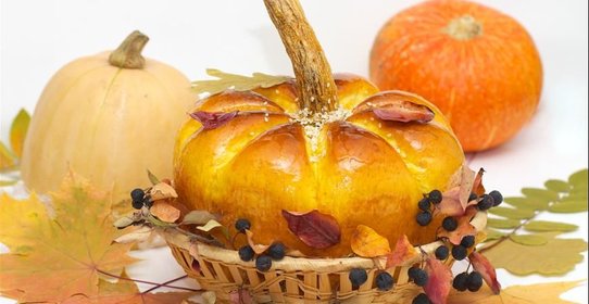 Хлеб с тыквой Осенний