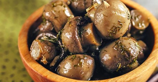 Шампиньоны в чесночном маринаде