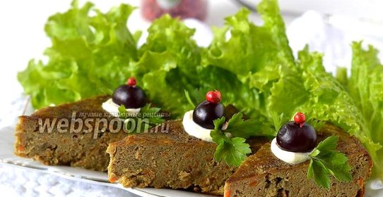 Пирог из печени в мультиварке