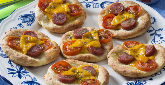 Мини-пицца домашняя