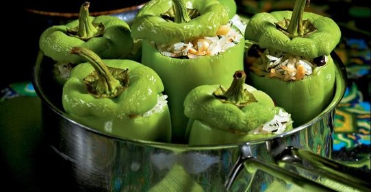 Турецкая долма из зеленого перца
