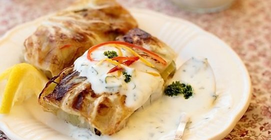 Голубцы с рыбой